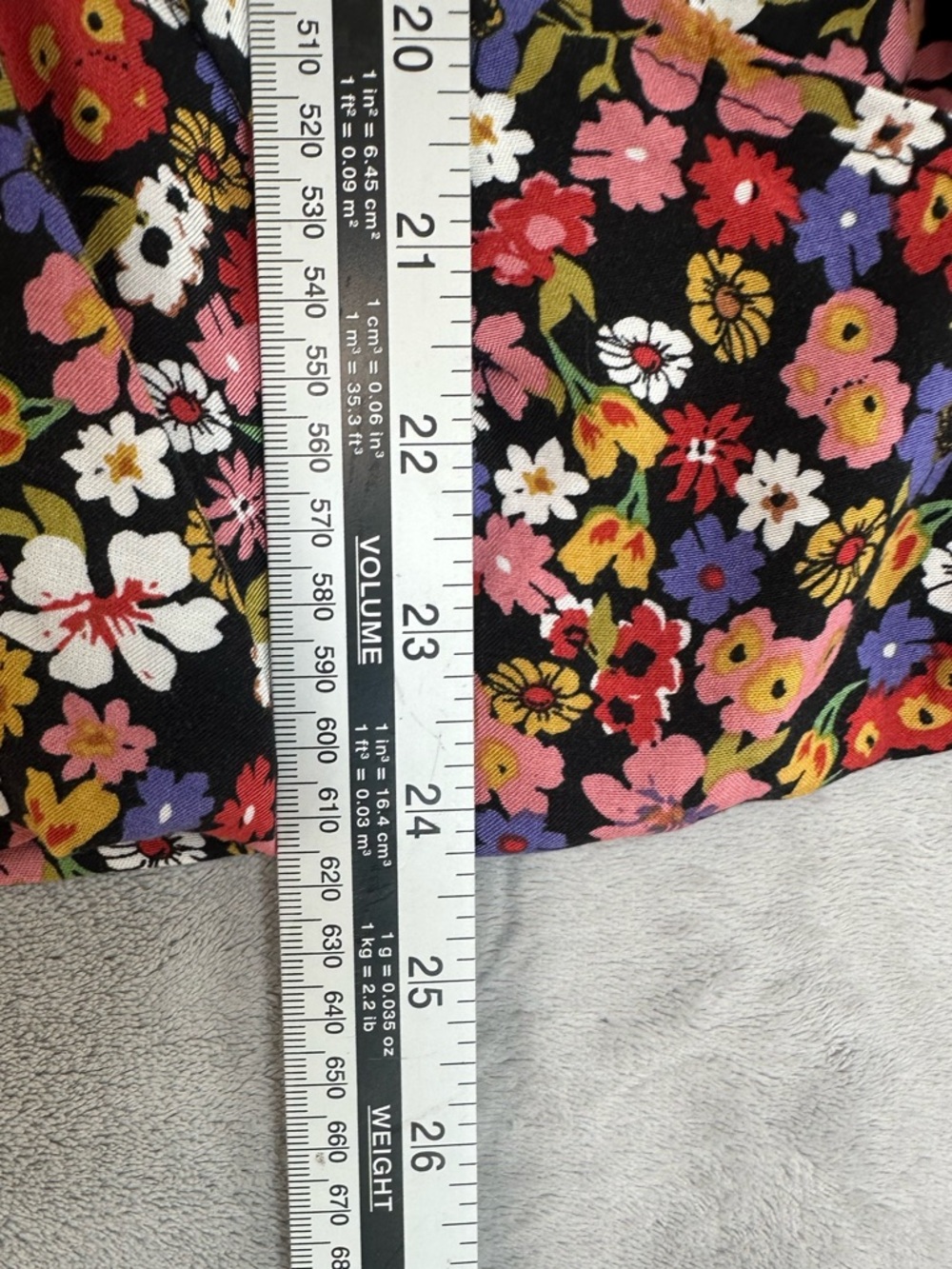 Ilanco Women's Floral Blouse Multicolor Wrap V Neck Size L Bell Sleeve Boho Top - Picture 11 of 11